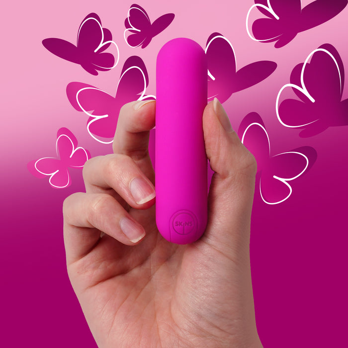 Skins Super Excite Rechargeable Pink Bullet