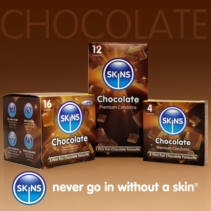 Skins Condoms - Chocolate Flavoured Condoms