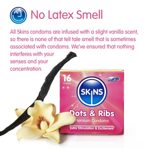 Skins Condoms - Dots & Ribs - Skins Sexual Health