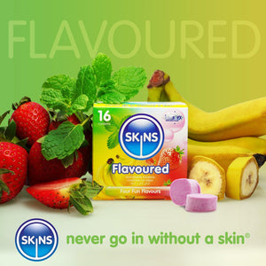 Skins Condoms - Flavoured - Skins Sexual Health