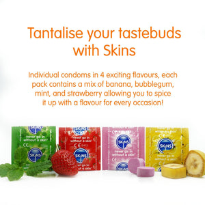 Skins Condoms - Flavoured - Skins Sexual Health