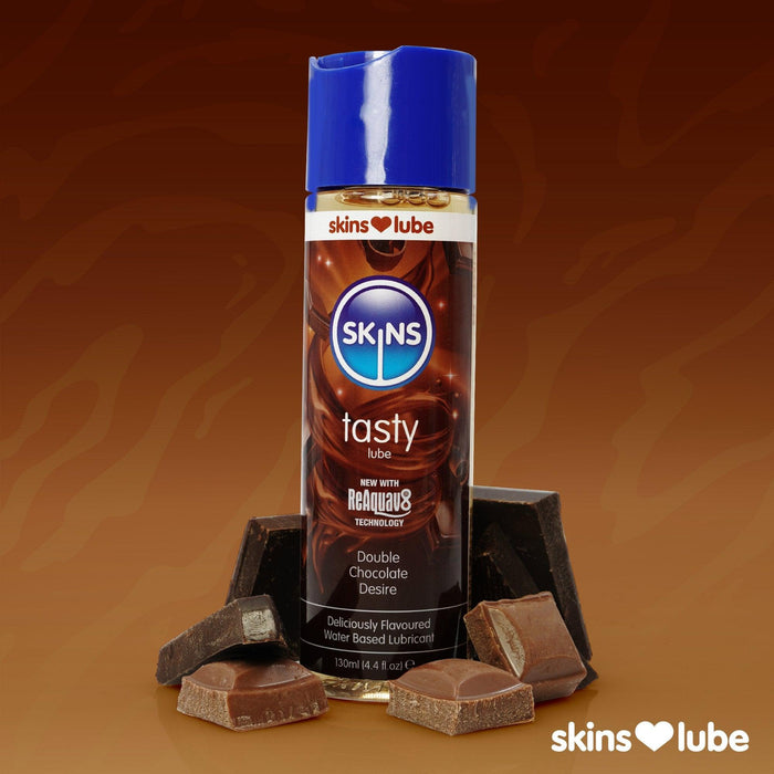 Skins Double Chocolate Water Based Lubricant - 4.4 fl oz (130ml)
