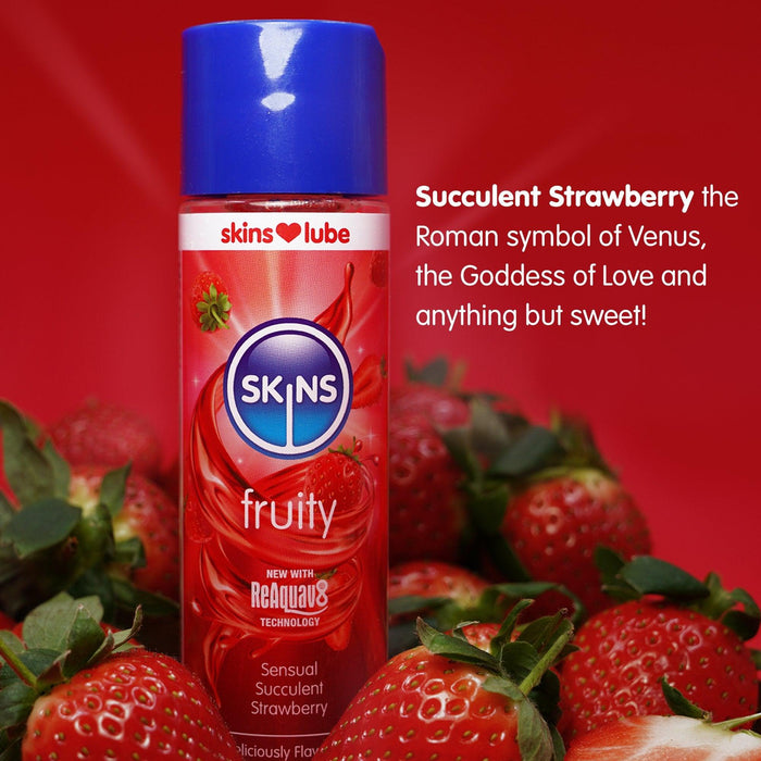 Skins Strawberry Flavoured Lube (Various Sizes)